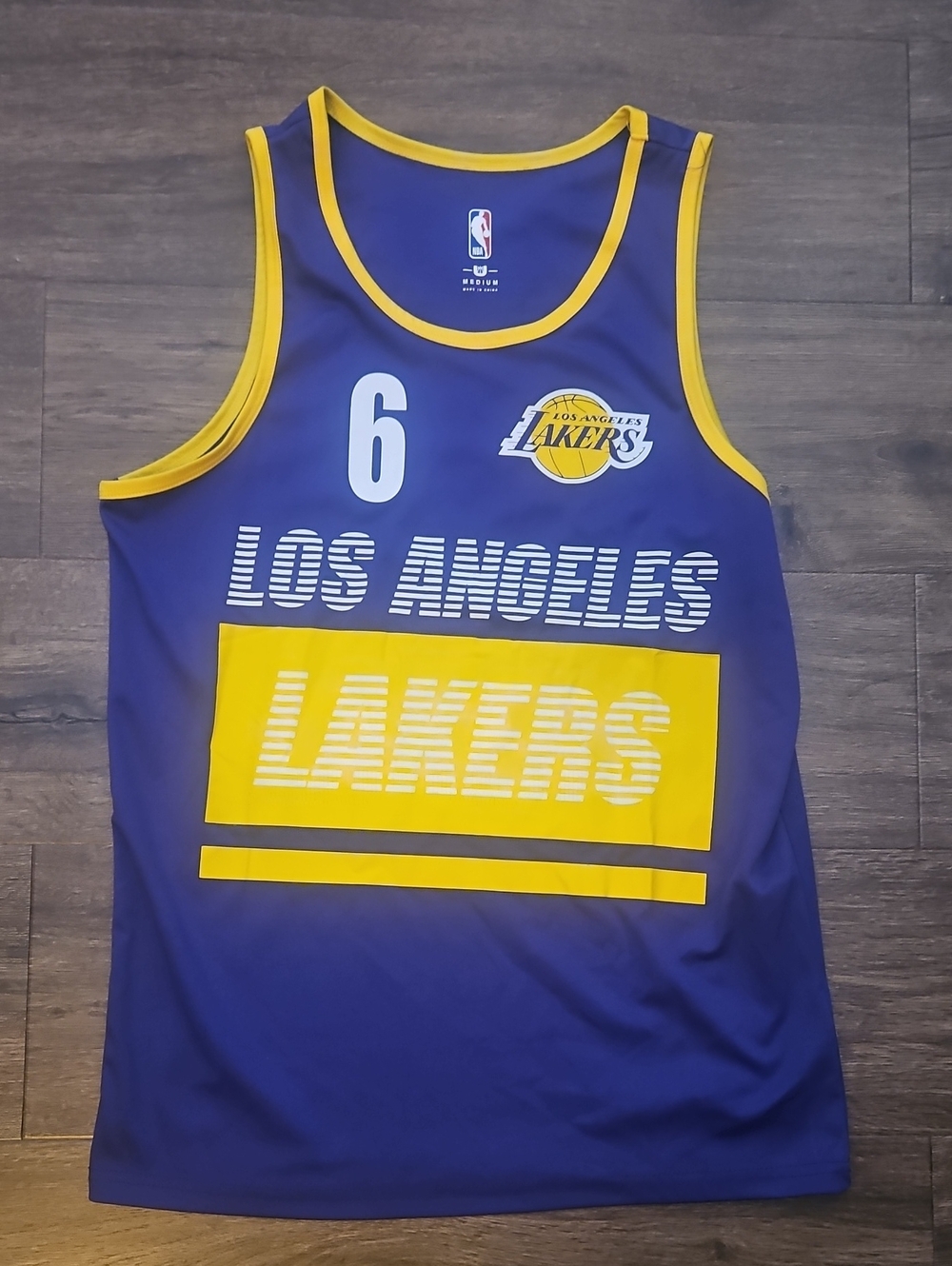 NBA Los Angeles Lakers Purple and Gold Basketball Jersey